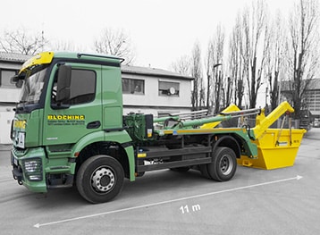 Absetzkipper von Bloching, Containerdienst für den Großraum Stuttgart